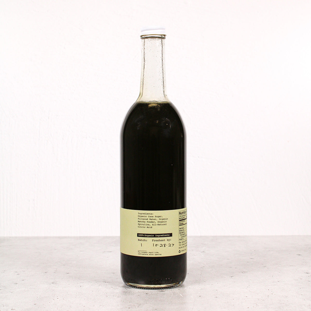 Organic Matcha Syrup - 750mL