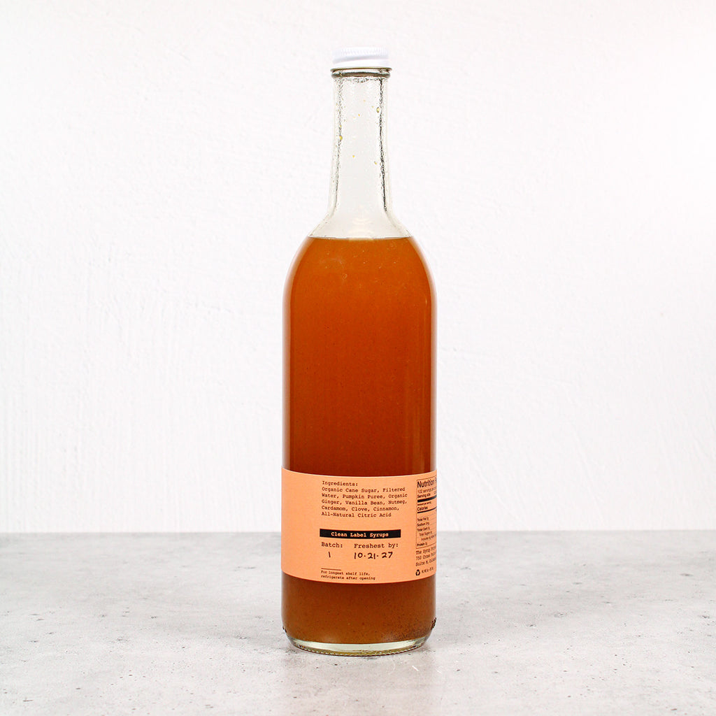 750mL Pumpkin Spice Syrup