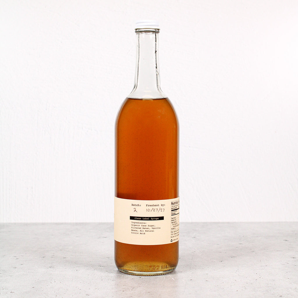 750mL Vanilla Bean Syrup